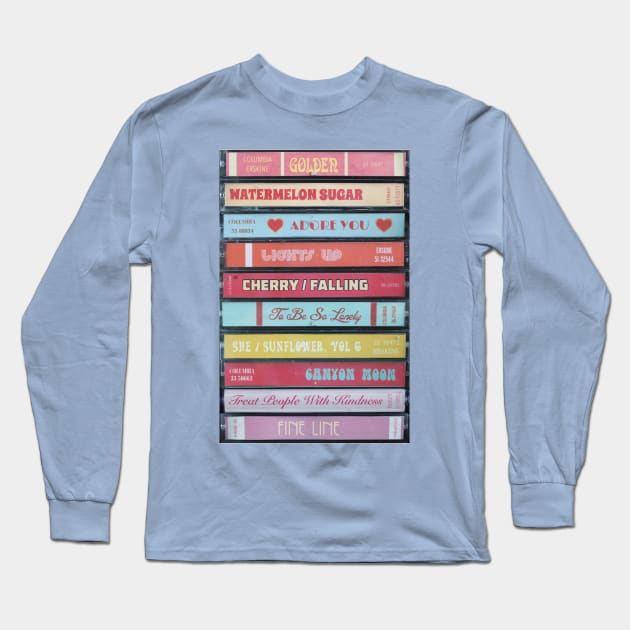 HS Cassettes v2 Long Sleeve T-Shirt by JordanBoltonDesign